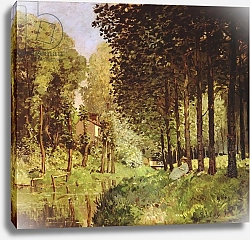 Постер Сислей Альфред (Alfred Sisley) Resting by the Brook, 1878