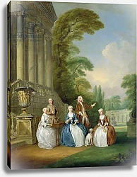 Постер Нолекенс Джозеф Portrait of a Family, 1740
