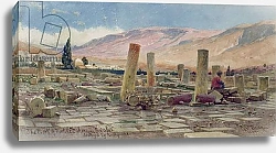 Постер Хааг Карл The Mosque of Melike near Baalbek destroyed by an Earthquake, 1859