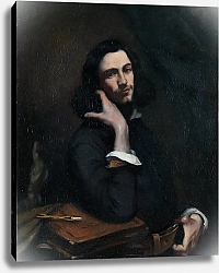 Постер Курбе Гюстав (Gustave Courbet) Автопортрет 6