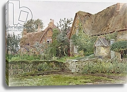 Постер Фулейлав Джон Thatched Cottages and Cottage Gardens, 1881