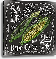 Постер Грифельная доска с кукурузой