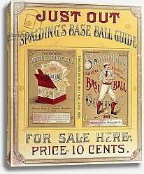 Постер Школа: Американская (19 в) Spalding's Baseball Guide, 1895