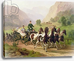 Постер Школа: Австрийская 19в. Emperor Franz Joseph I of Austria, 1855