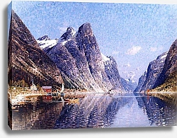 Постер Норман Адельстин Норвежский фьорд
