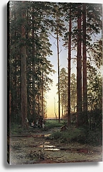 Постер Шишкин Иван Опушка леса. 1879