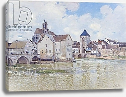 Постер Сислей Альфред (Alfred Sisley) Le Pont de Moret, 1888