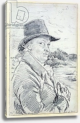 Постер Линнел Джон William Blake Wearing a Hat, c.1825