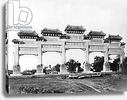 Постер Неизвестен Marble gate of the north entrance of the Tombs of the Ming Dynasty, Peking, China