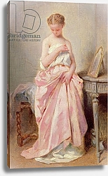 Постер Чаплин Чарльз Girl in a pink dress