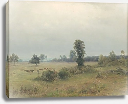 Постер Чордак Людовит Landscape with grazing cows
