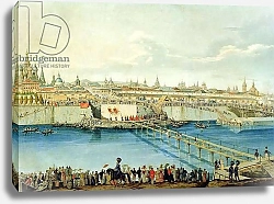 Постер Хампель Чарльз Laying of the Moskvoretsky Bridge in Moscow, 1830 1