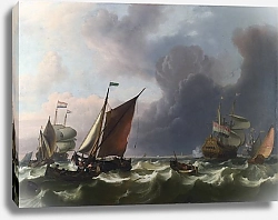 Постер Бахуйзен Людольф Dutch Men-of-war off Enkhuizen