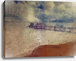 Постер Гордон Марк (совр) Silver seascape - Cromer Pier, Norfolk