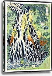 Постер Хокусай Кацушика Kirifura Fall in Kurokawa Mountain', c.1832