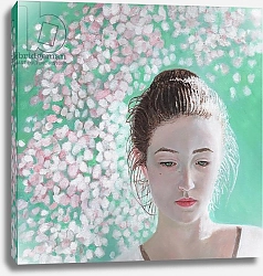 Постер Уайт Хелен Portrait of a girl blossoming, 2015,
