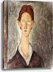 Постер Модильяни Амедео (Amedeo Modigliani) Portrait of a Student, c.1918-19
