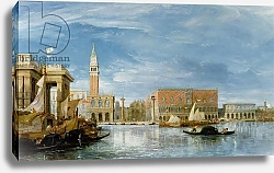 Постер Холланд Джеймс View of the Molo and the Palazzo Ducale in Venice