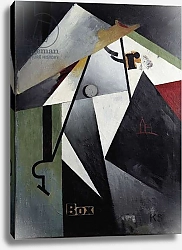 Постер Швиттерс Курт Box-R-Bild Oil and Collage on Wood by Kurt Schwitters 1921 Dim 70x54 cm Rome, Galleria Nazionale D'Arte Moderna