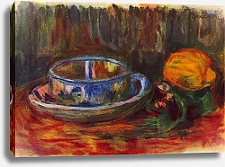Постер Ренуар Пьер (Pierre-Auguste Renoir) Натюрморт с чашкой