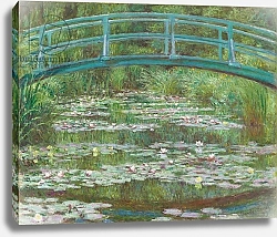 Постер Моне Клод (Claude Monet) The Japanese Footbridge, 1899