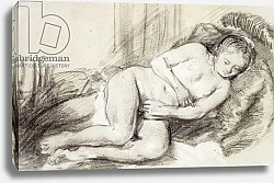 Постер Рембрандт (Rembrandt) Reclining Female Nude