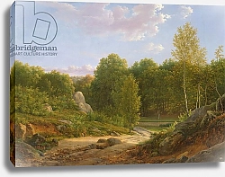 Постер Бидауль Жан View of Fontainebleau Forest, 1829