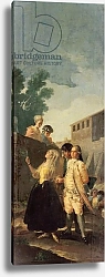 Постер Гойя Франсиско (Francisco de Goya) The Soldier and the Young Lady, 1778-79