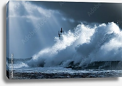 Постер Португалия. Атлантический шторм №2