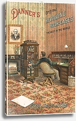 Постер Неизвестен Danner's original revolving book-cases the best in the world for sale here