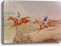 Постер Олкен Генри (охота) Jumping a Fence