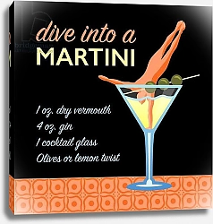 Постер Хантли Клэр (совр) Classic Martini