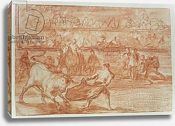 Постер Гойя Франсиско (Francisco de Goya) Bullfighting, 1815-16