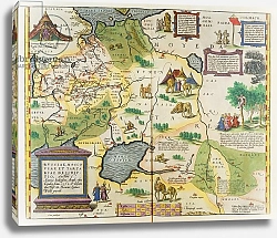 Постер Ортелиус Абрахам (карты) Map of the Russian Empire, 1588