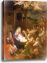 Постер Рени Гвидо The Nativity at Night, 1640