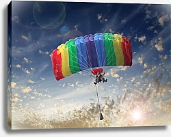 Постер Радужный парашют