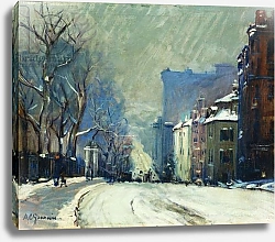 Постер Гудвин Артур Beacon Street in Winter,