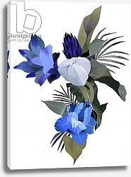 Постер Хируёки Исутзу (совр) blue bouquet