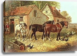 Постер Херринг Джон Preparing the Plough Horses