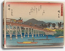 Постер Утагава Хирошиге (яп) Tokaido gojusantsugi, Pl.39
