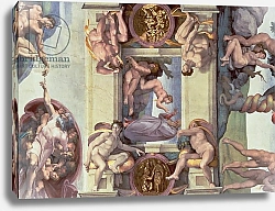 Постер Микеланджело (Michelangelo Buonarroti) Sistine Chapel Ceiling: The Creation of Eve, 1510