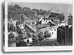 Постер Холлар Вецеслаус (грав) Winchester House, Southwark in about 1649, published in 1812