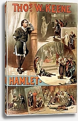 Постер Уильям Шекспир, Гамлет, плакат