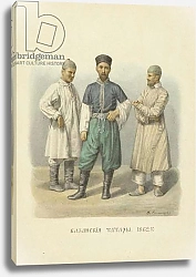 Постер Kazan Tatars, illustration from the series 'Clothing of the Russian State', 1869
