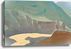 Постер Рерих Николай Река Чандра. Этюд. 1933
