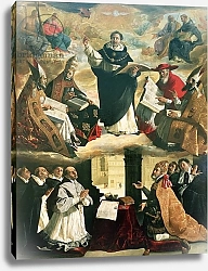 Постер Зурбаран Франсиско The Apotheosis of St. Thomas Aquinas, 1631