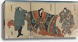 Постер Куниеси Утагава Taira no munemori mikazuki osen ebizako no jū