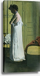 Постер Валлоттон Феликс Nude in an Interior, Woman Removing her Shirt, 1900