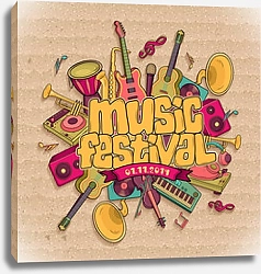 Постер Музыкальный фестиваль
