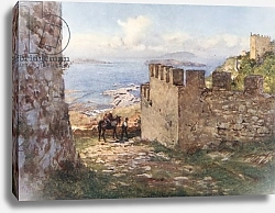 Постер Пиза Альберто Trapani and the Aigadian Islands from Castle of Monte San Giuliano